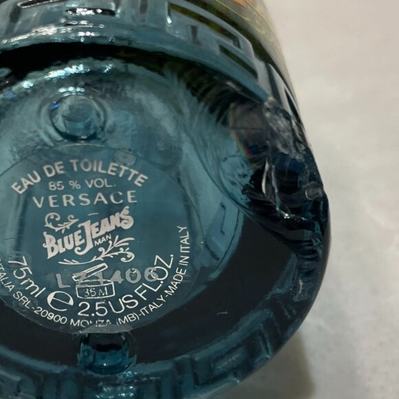Versace Tin and empty Bottle Versace Blue jeans - for decoration or collection - Picture 5 of 7
